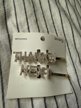 NWT Ariana Grande Thank U Next hair pins